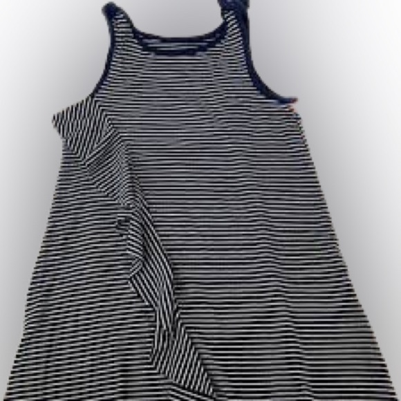 Cat & Jack Navy and White Striped Tank Top - Picture 1 of 3